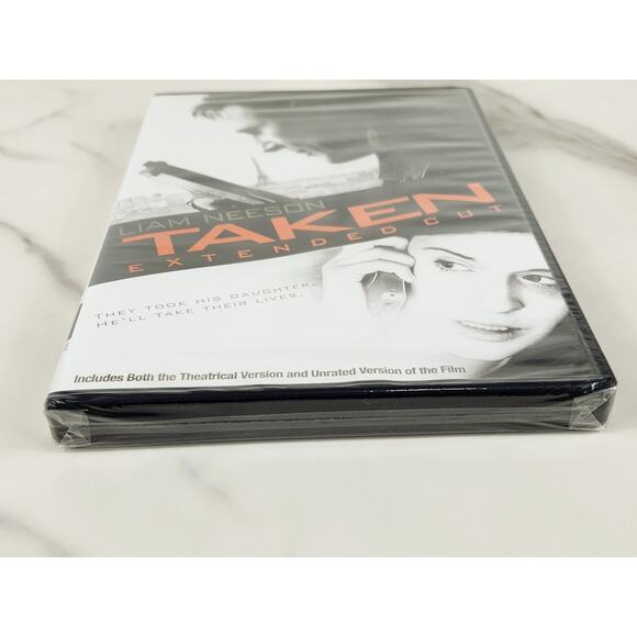 Movie Taken DVD New Sealed Extended Cut Liam Neeson 2008 Widescreen Dolby - Picture 10 of 10